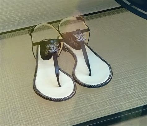 replica chanel logo sandals|chanel look alike shoes.